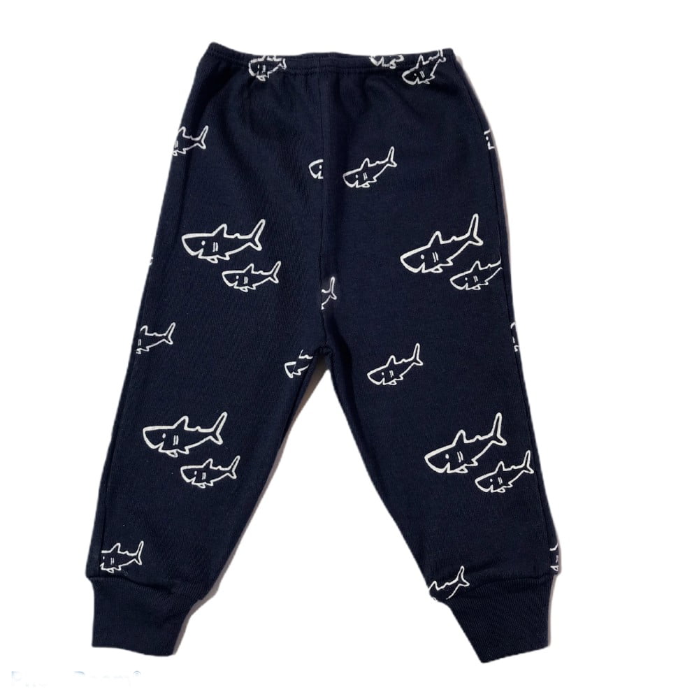 Kit Body Para Bebe Masculino 3 Pecas Shark